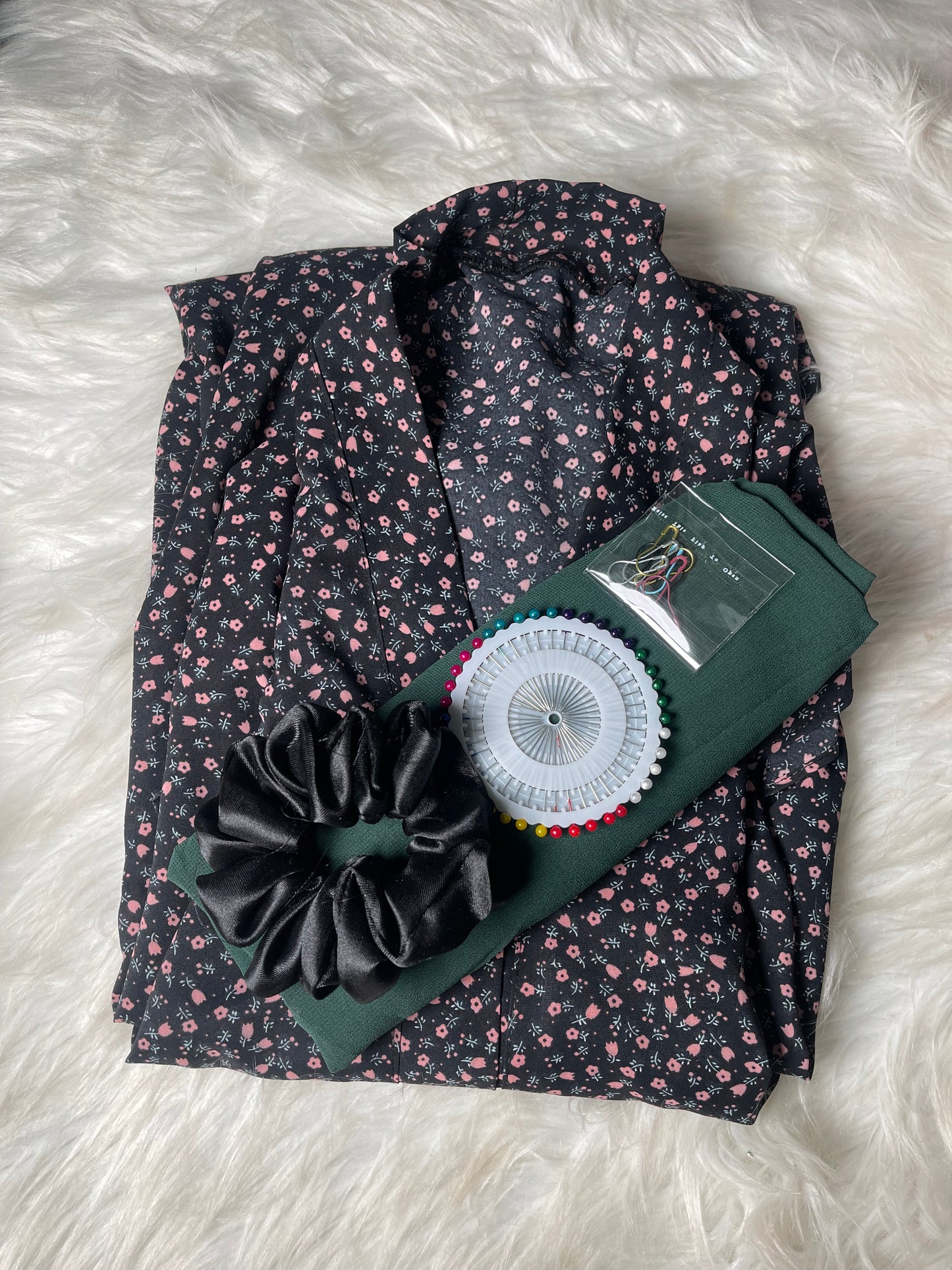 PRINTED ABAYA WITH HIJAB