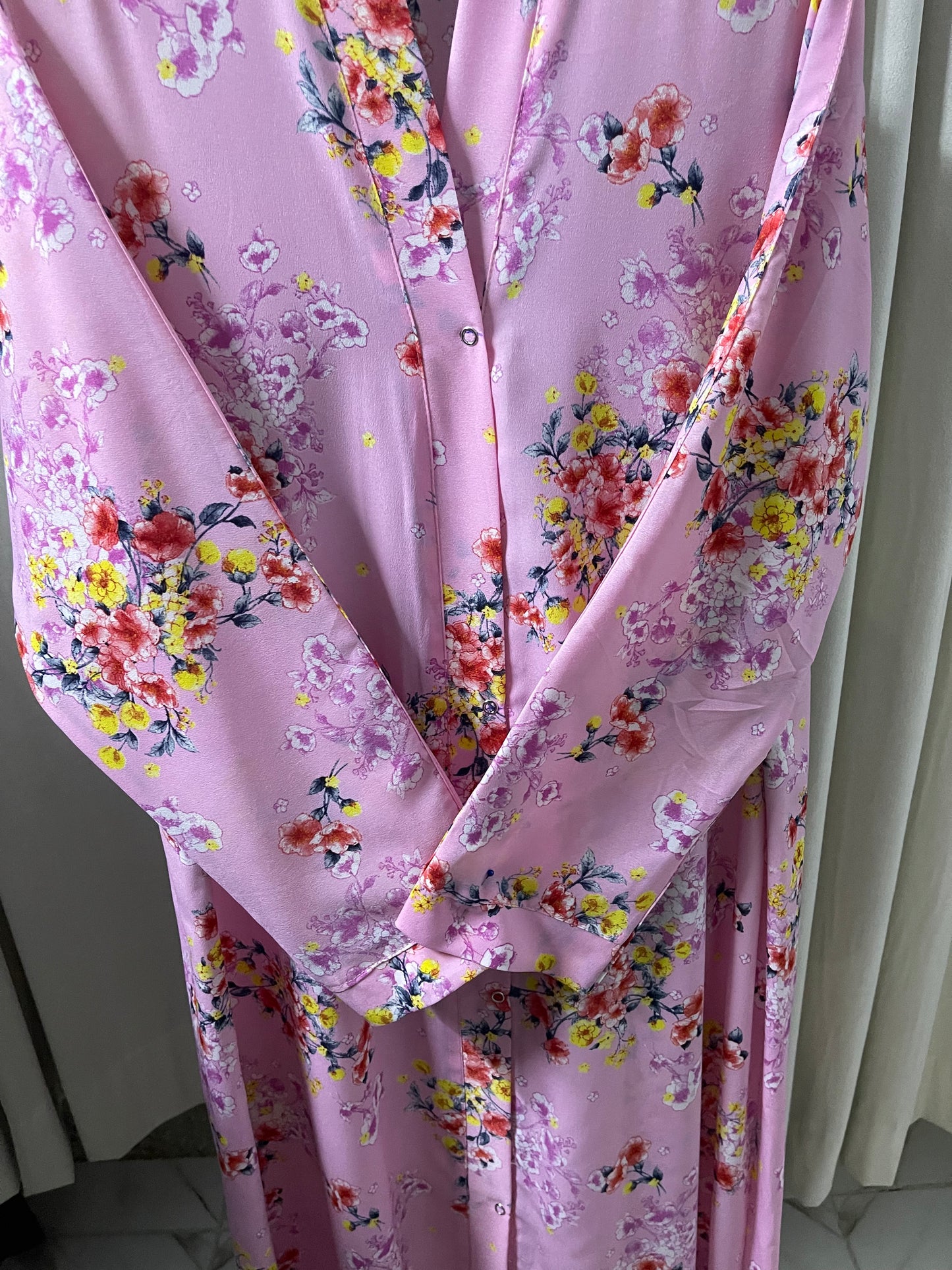 Pink With Flowers