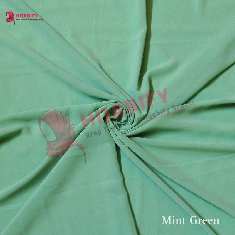 imported Chiffon Georgette Hijab - Mint Green