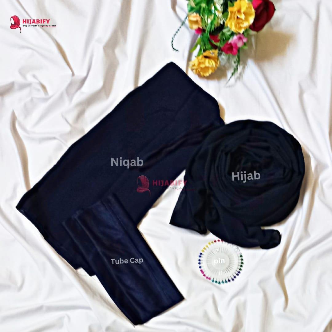 Chiffon Georgette - Navy Blue