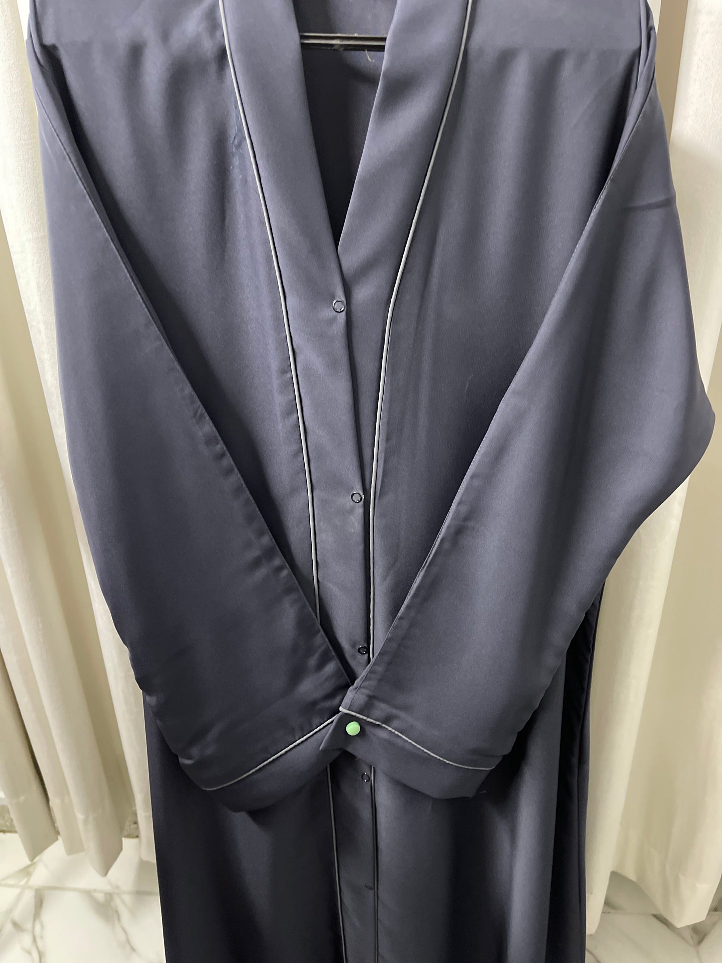 Simple Abaya With Piping