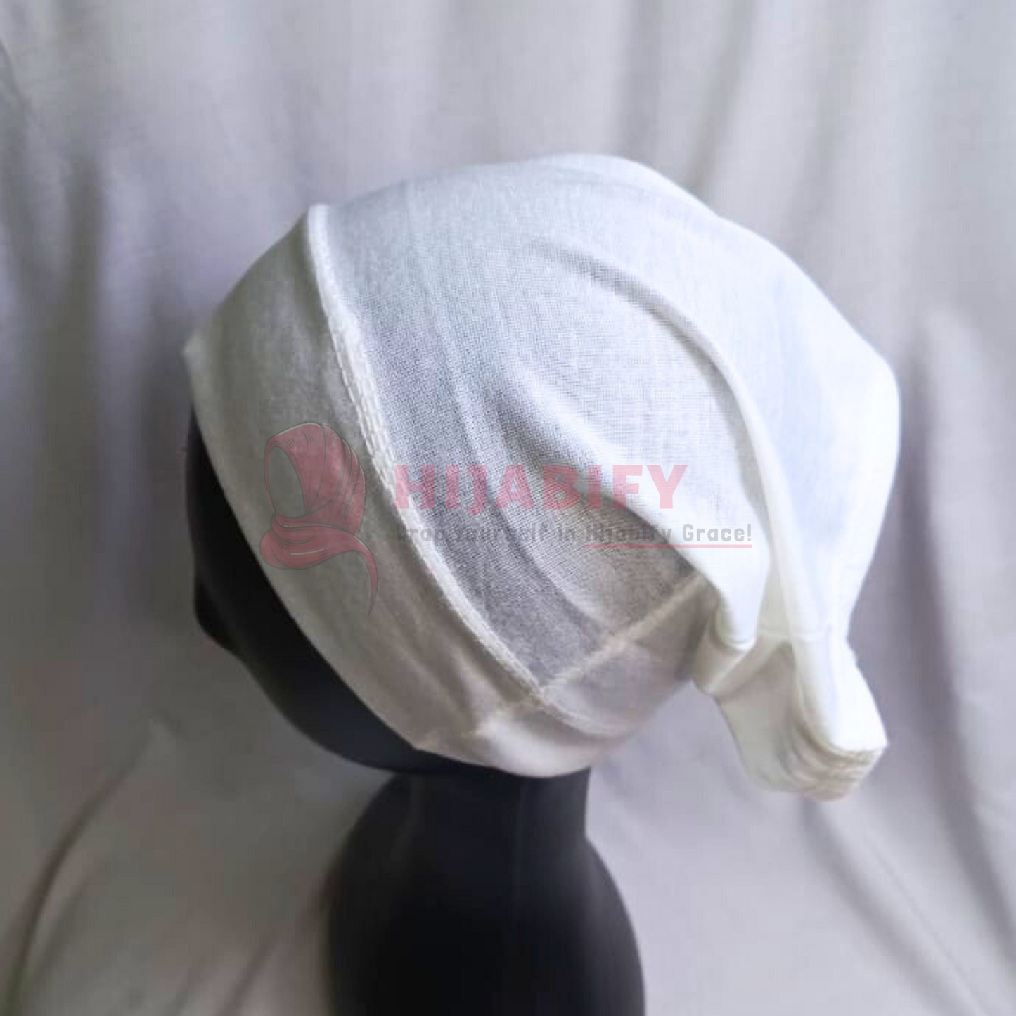 Hijab Tube Cap - White