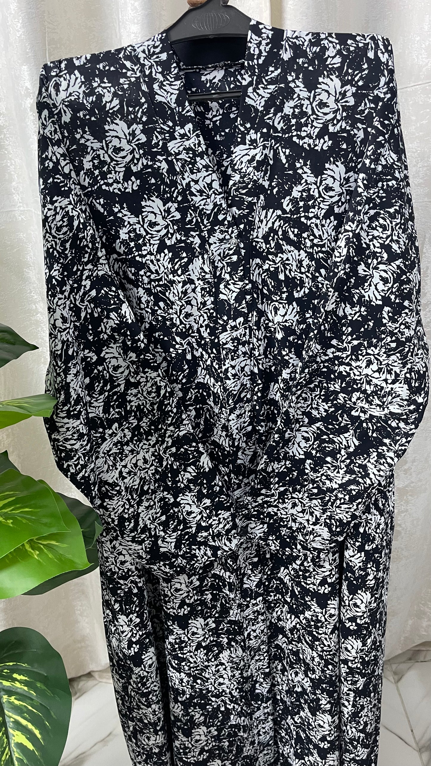 White with Black
