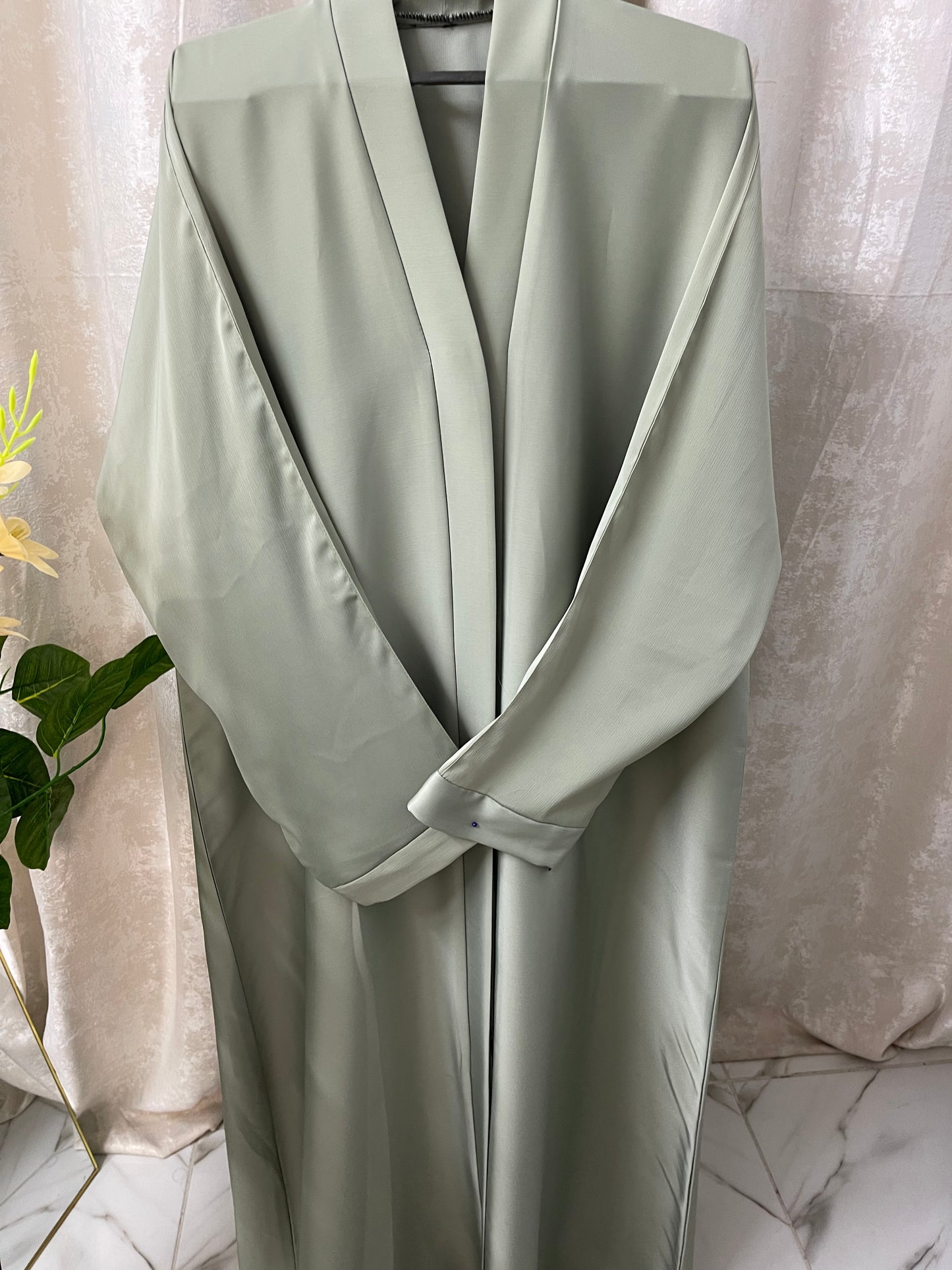 Tiktok Fabric Abaya Set - Pista