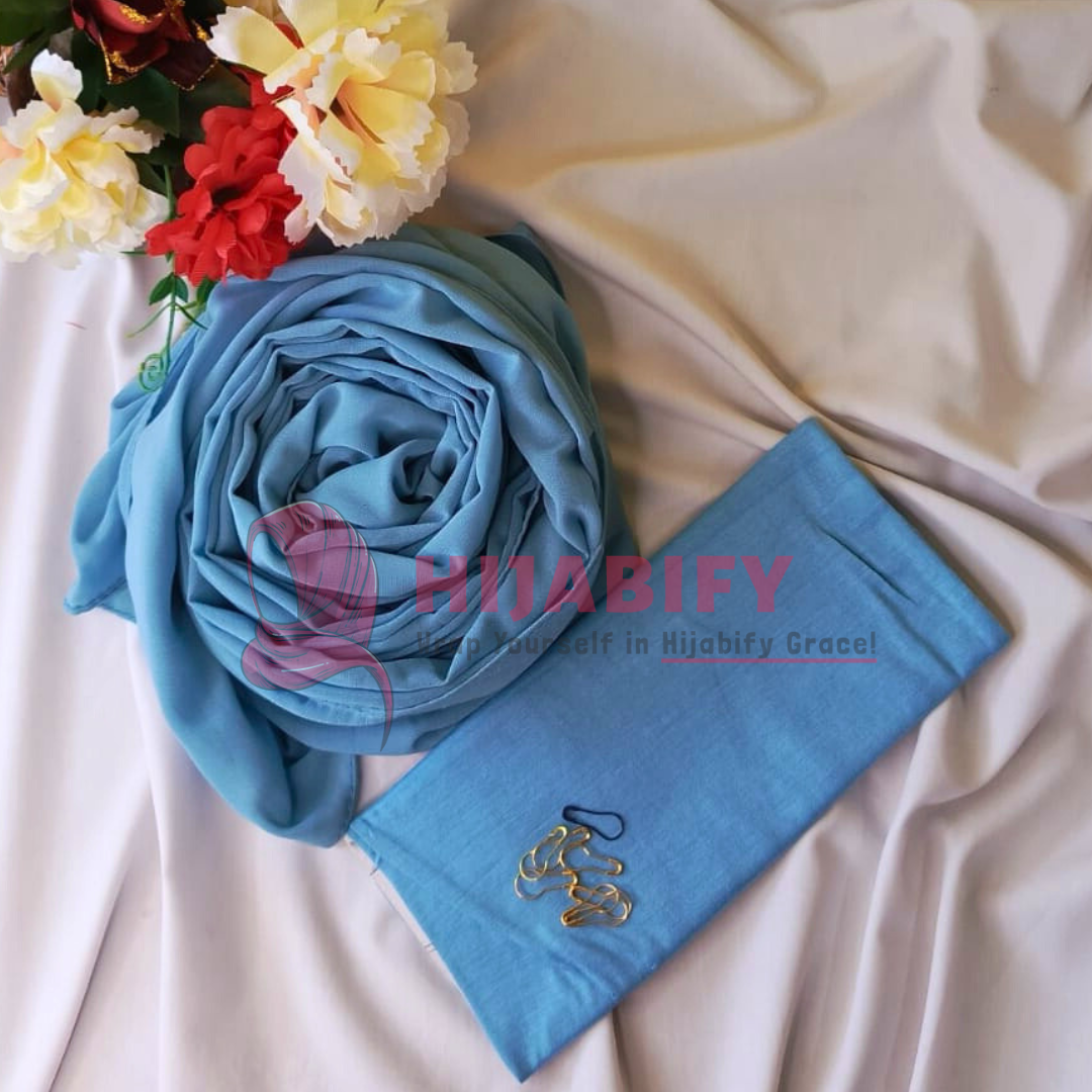 Georgette Chiffon - Sky Blue