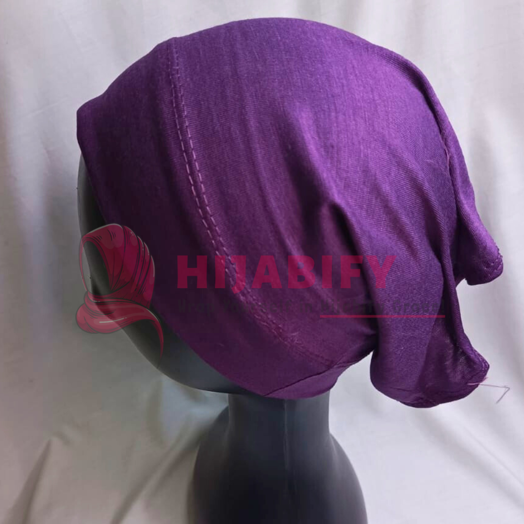 Hijab Tube Cap - Dark Purple