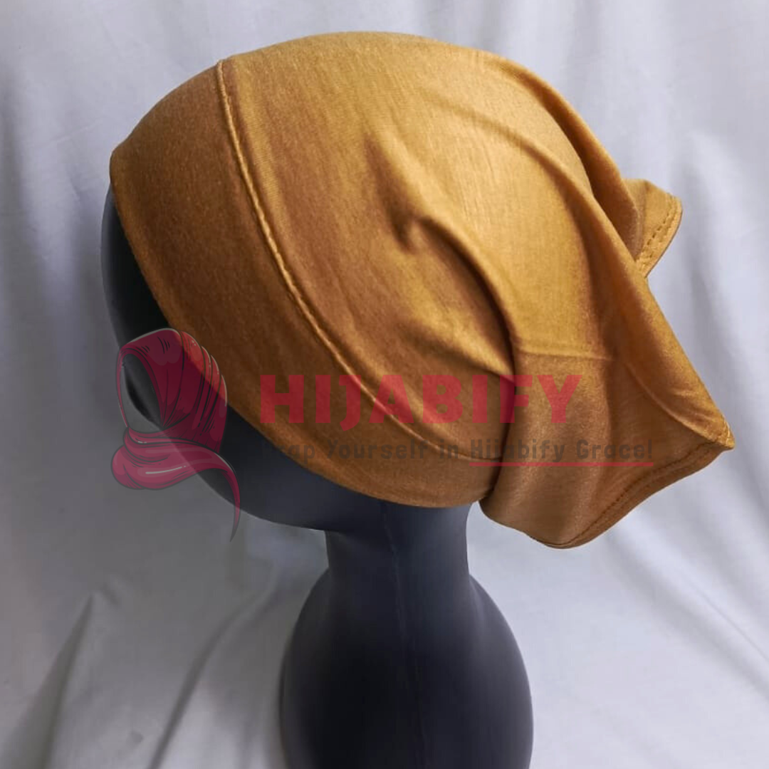 Hijab Tube Cap - Coppar Brown