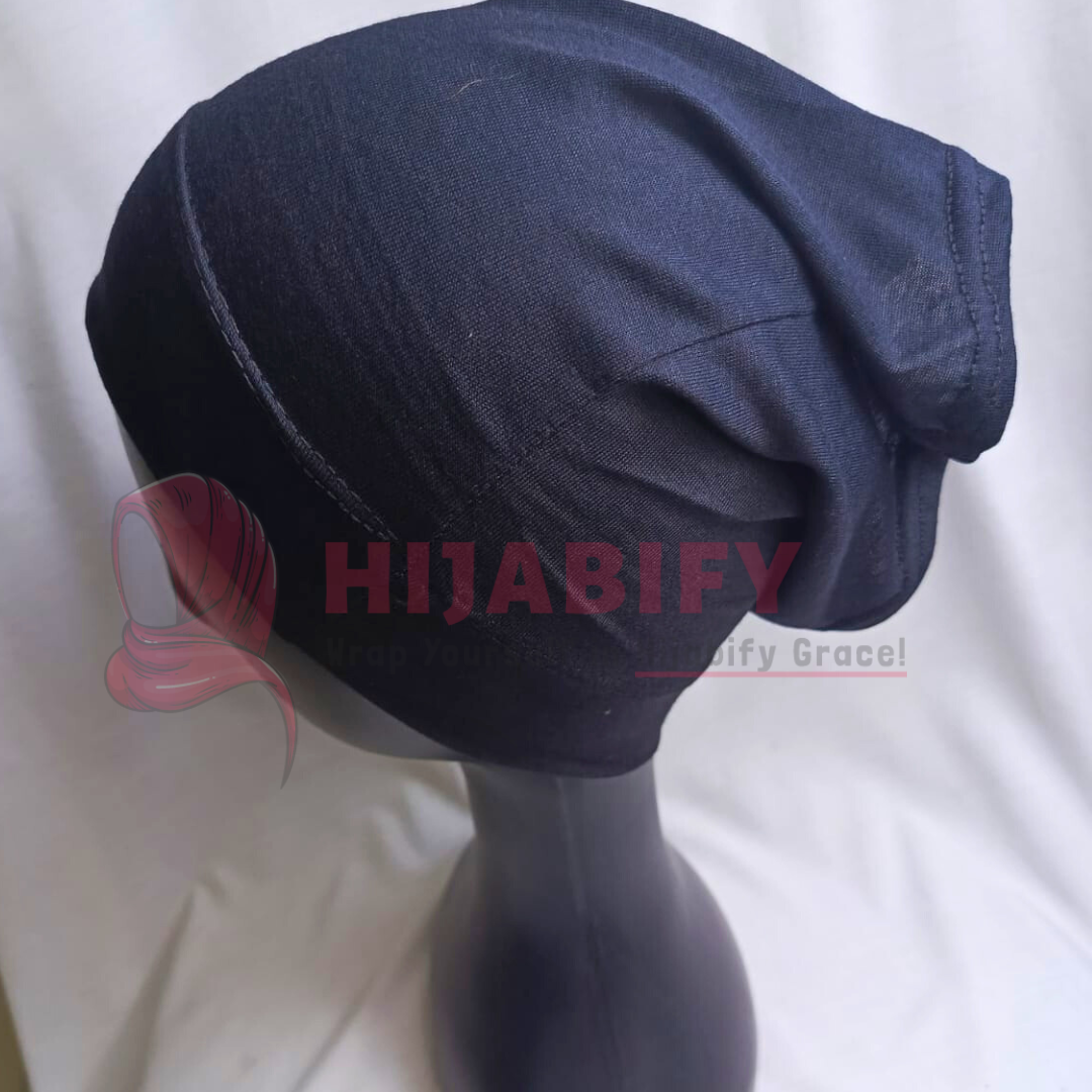 Hijab Tube Cap - Black