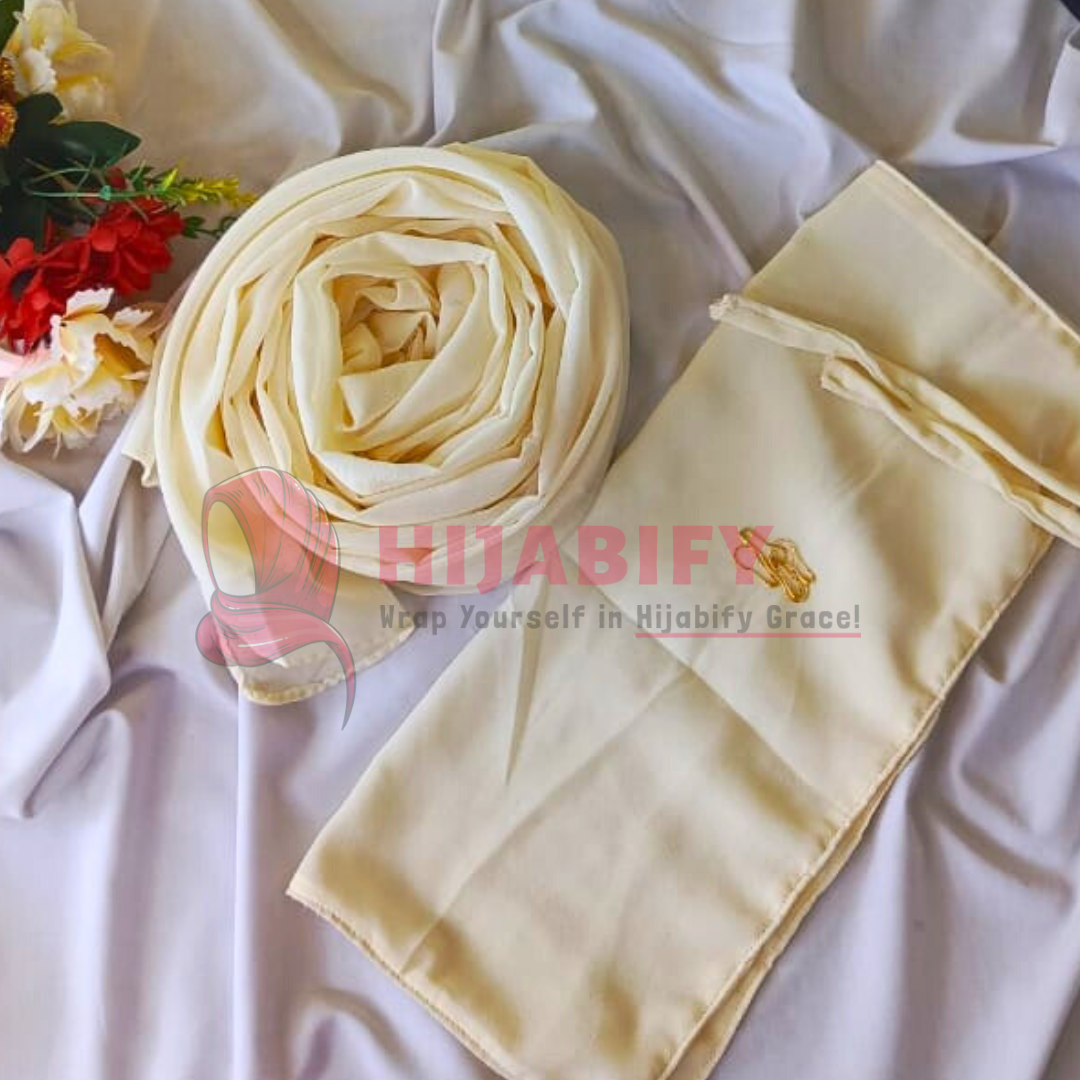Imported Chiffon Georgette - Half white