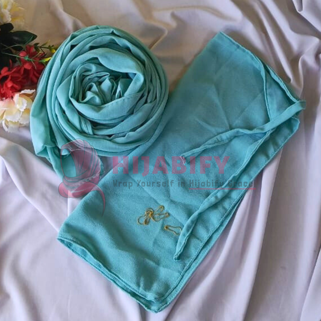 Chiffon Georgette - Turquoise Green