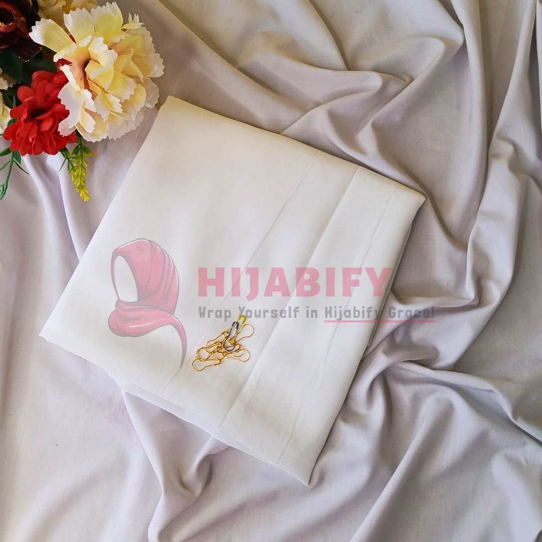 Imported Georgette Chiffon Georgette - white