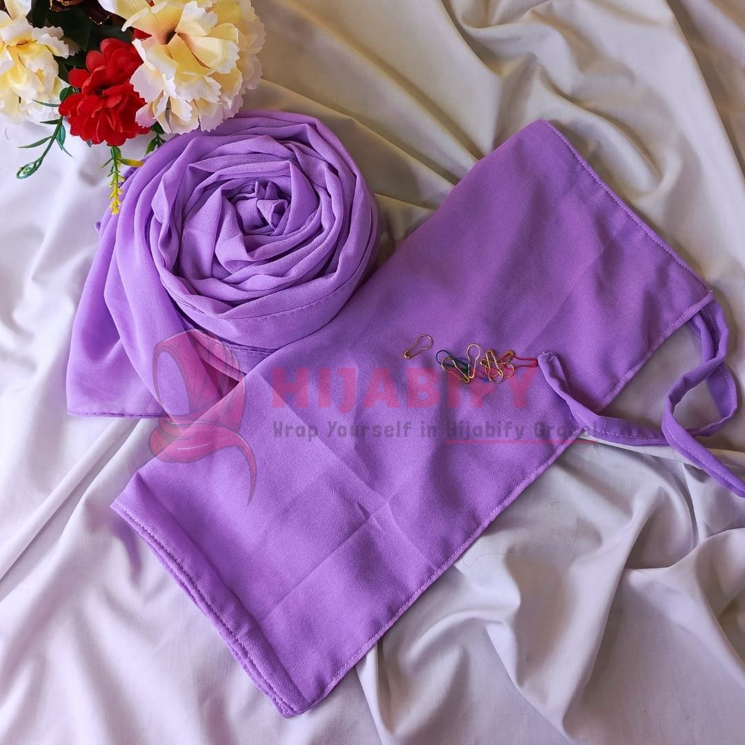 Imported Chiffon Georgette - Lavender