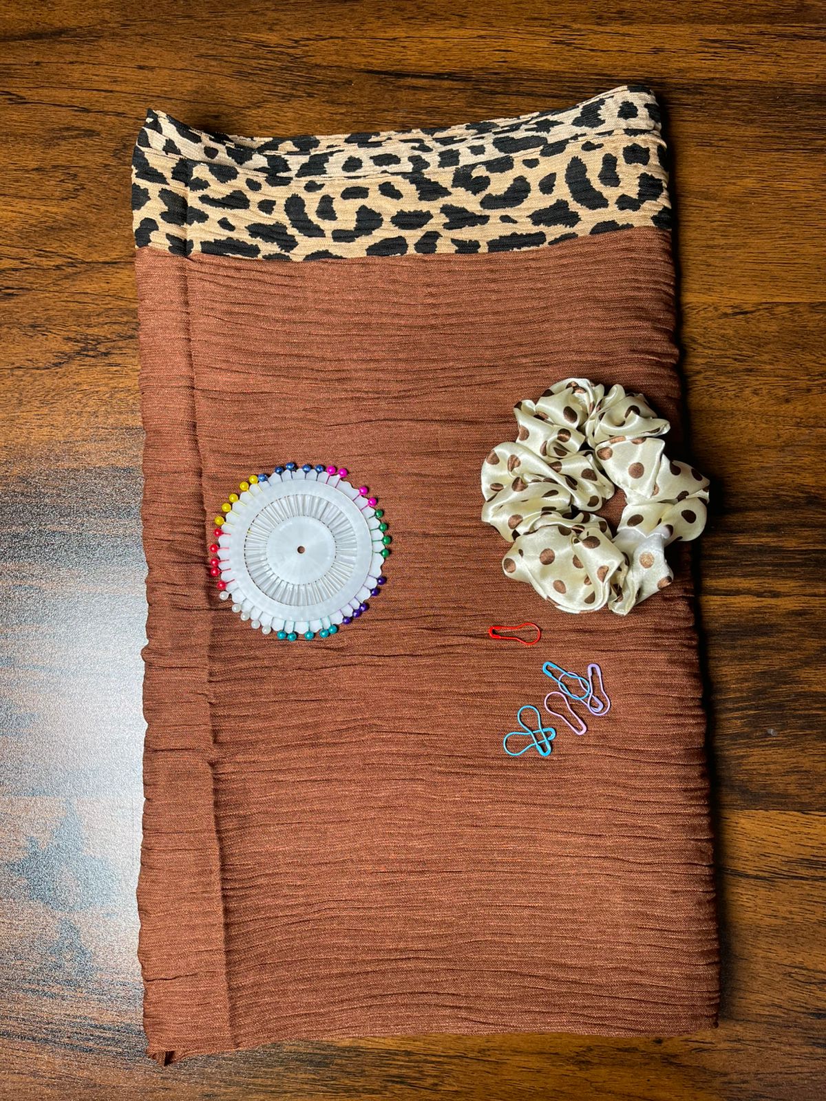 Lawn Crinckle Soft Hijab - Soft Brown