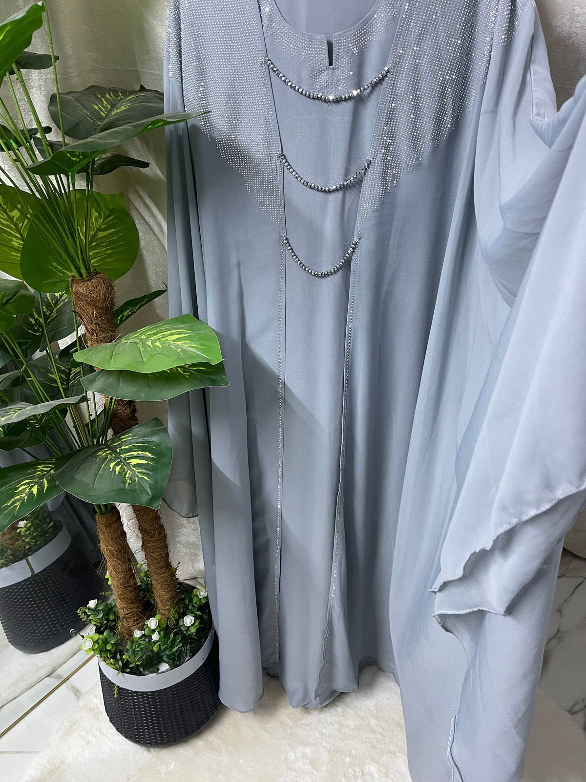 Pari Abaya - Silver