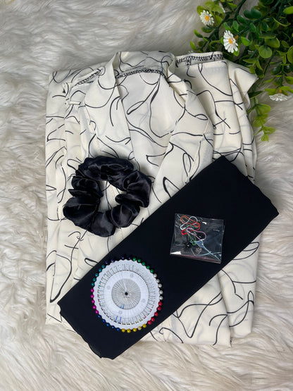 White With Black