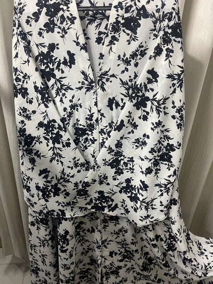 Long Flair Print Abaya Set Deal (Ramadan Special)