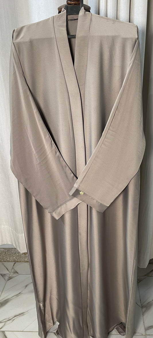 Tiktok Fabric Only Abaya Beige