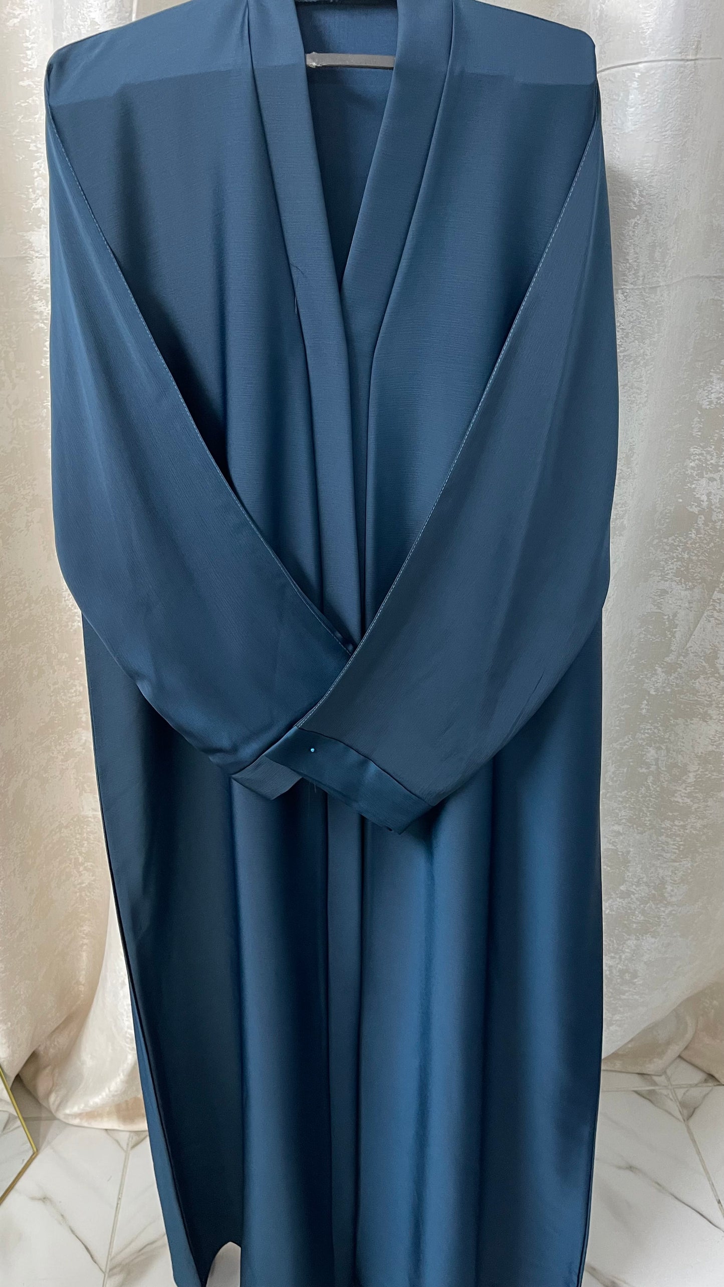 Tiktok Fabric Abaya Set - Zinc