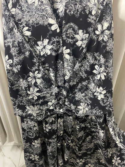 Long Flair Print Abaya Set Deal (Ramadan Special)