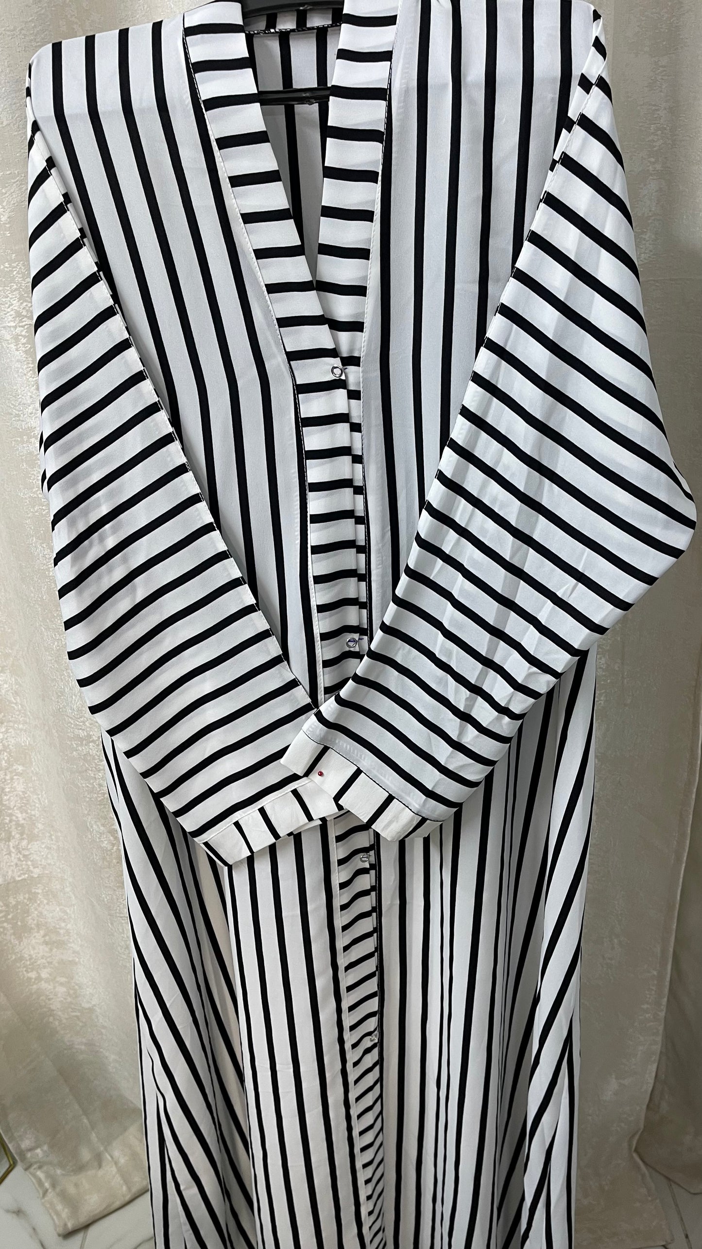 White with lines