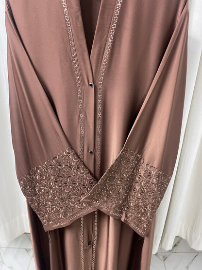 Sleeves Embriodery  Abaya Set Deal