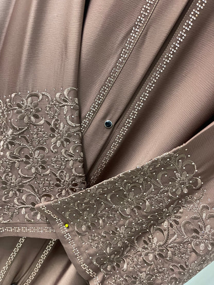 Sleeves Embriodery  Abaya Set Deal