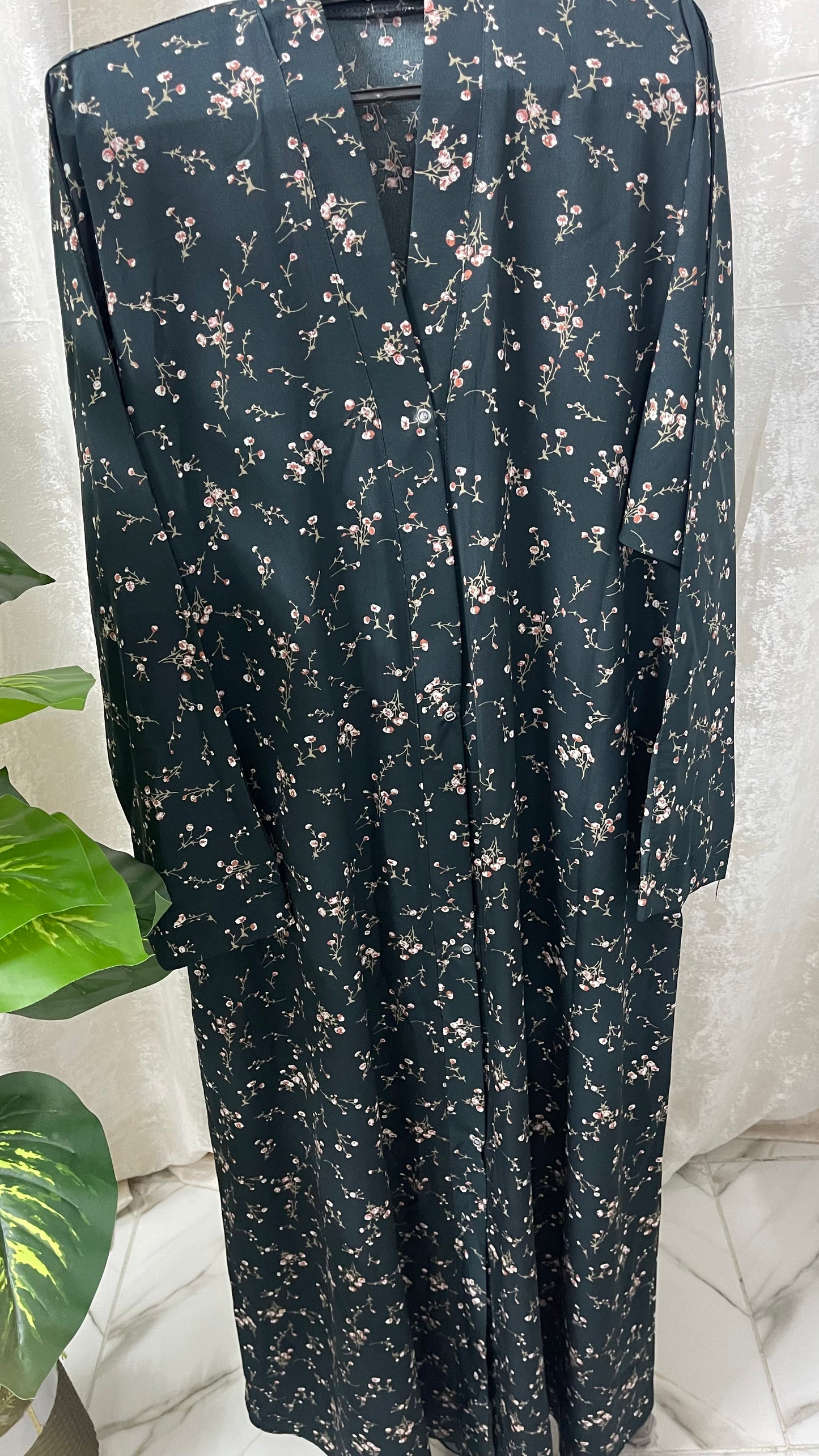 Dark Green With Soft Brown