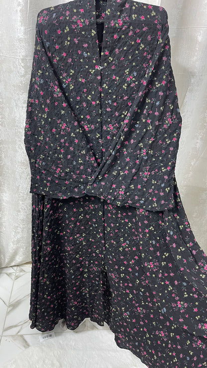 Rabi Ul Awwal Abaya Deal 2 | 3 Printed Long Flair Abaya's
