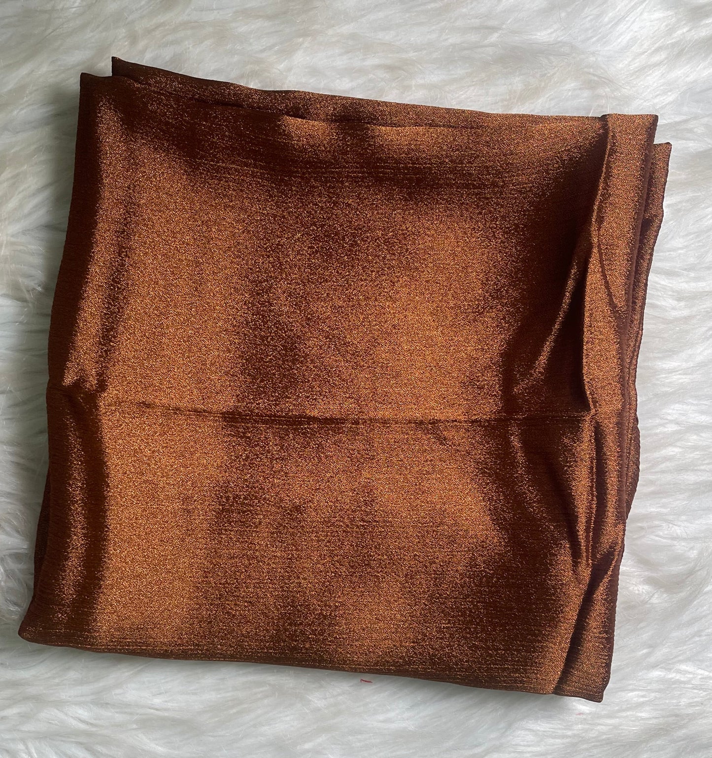 Wedding Hijab (Crinckle Silk with Brooch)