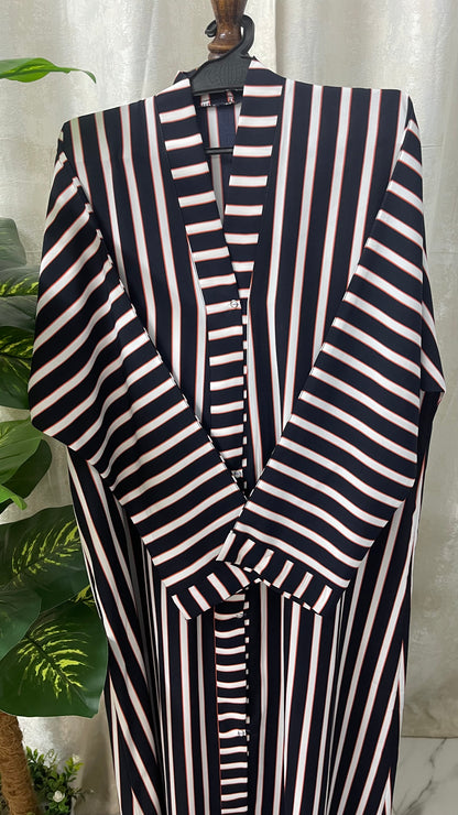 Black with lines