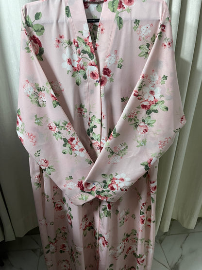 Light pink with mint