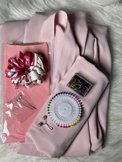 FULL FLAIR GEORGETTE ABAYA SET