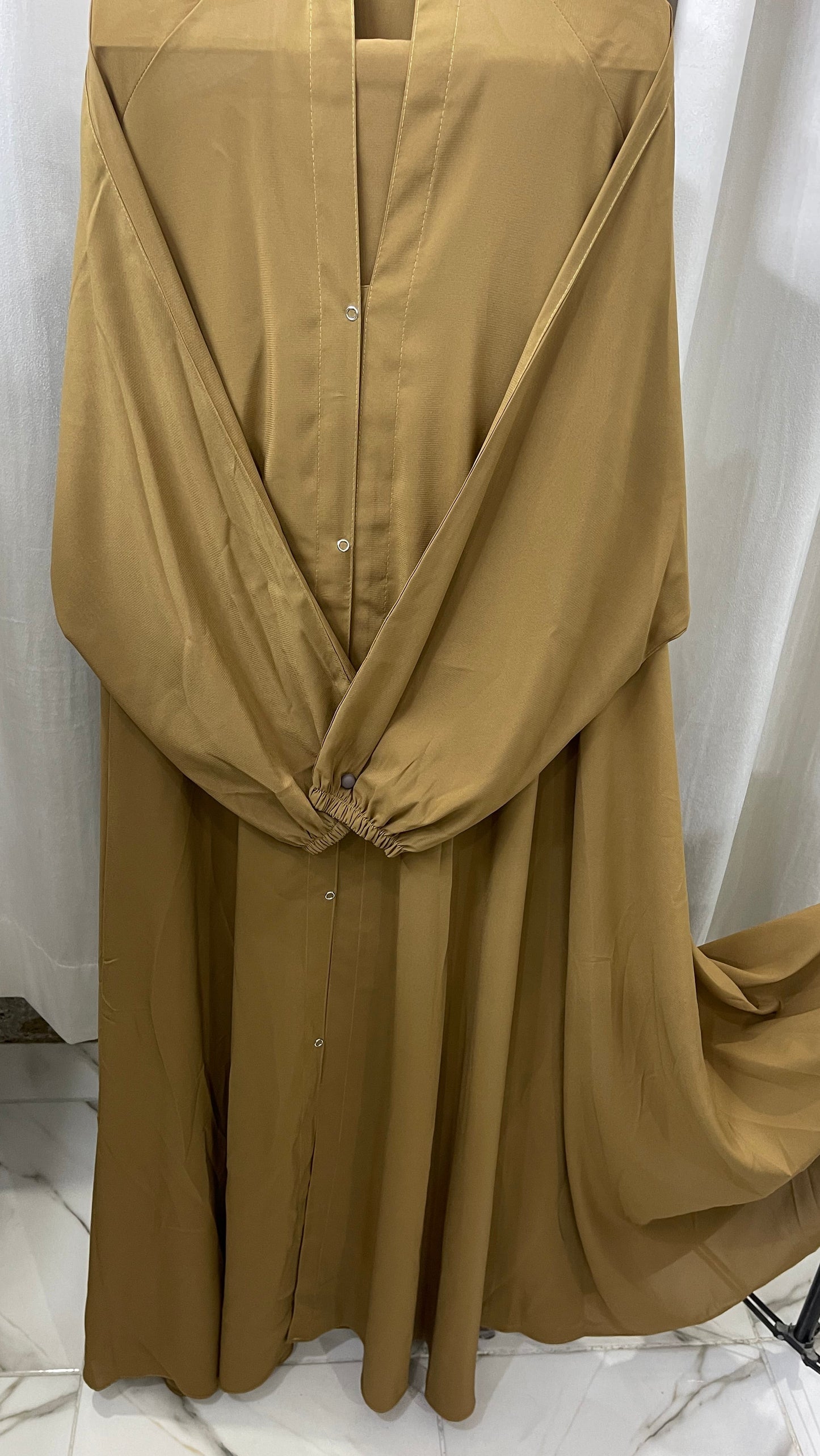 FULL FLAIR GEORGETTE ABAYA SET