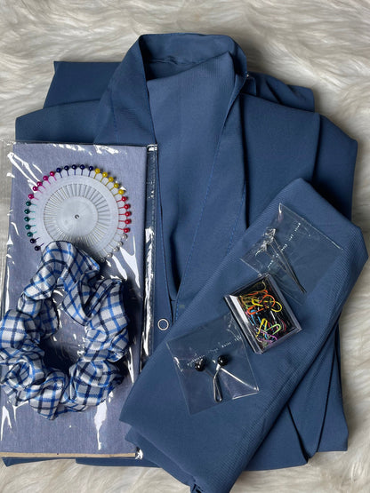 FULL FLAIR GEORGETTE ABAYA SET