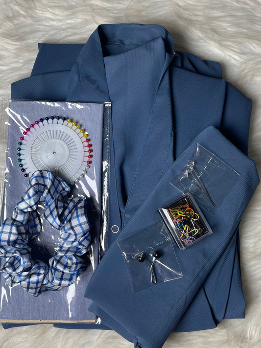 FULL FLAIR GEORGETTE ABAYA SET