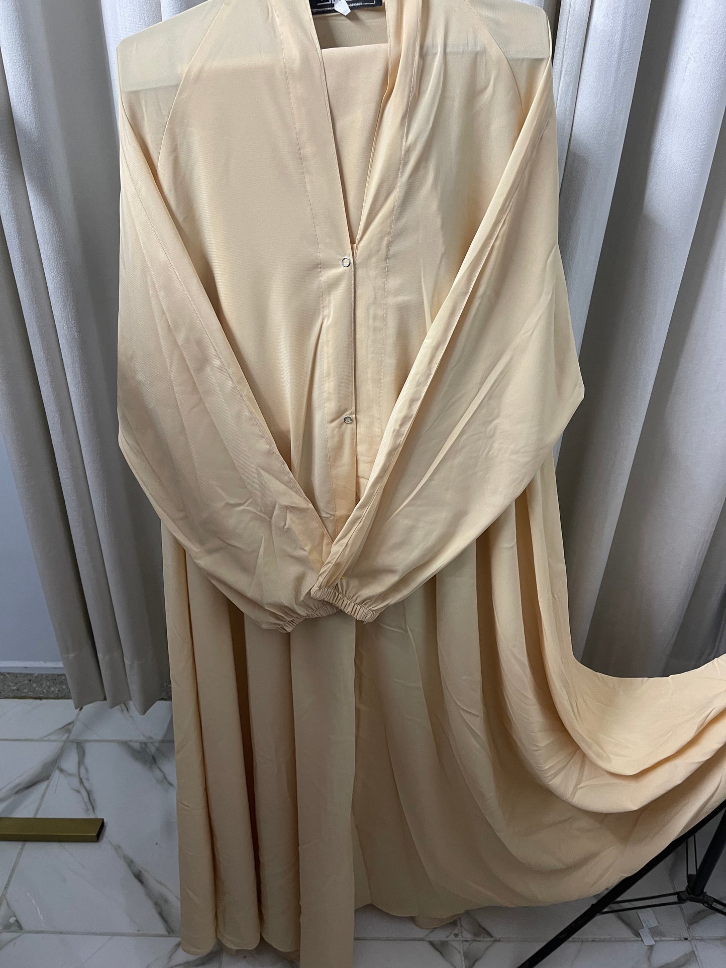 Long Flair Complete Abaya Set (ALL IN ONE PKG)