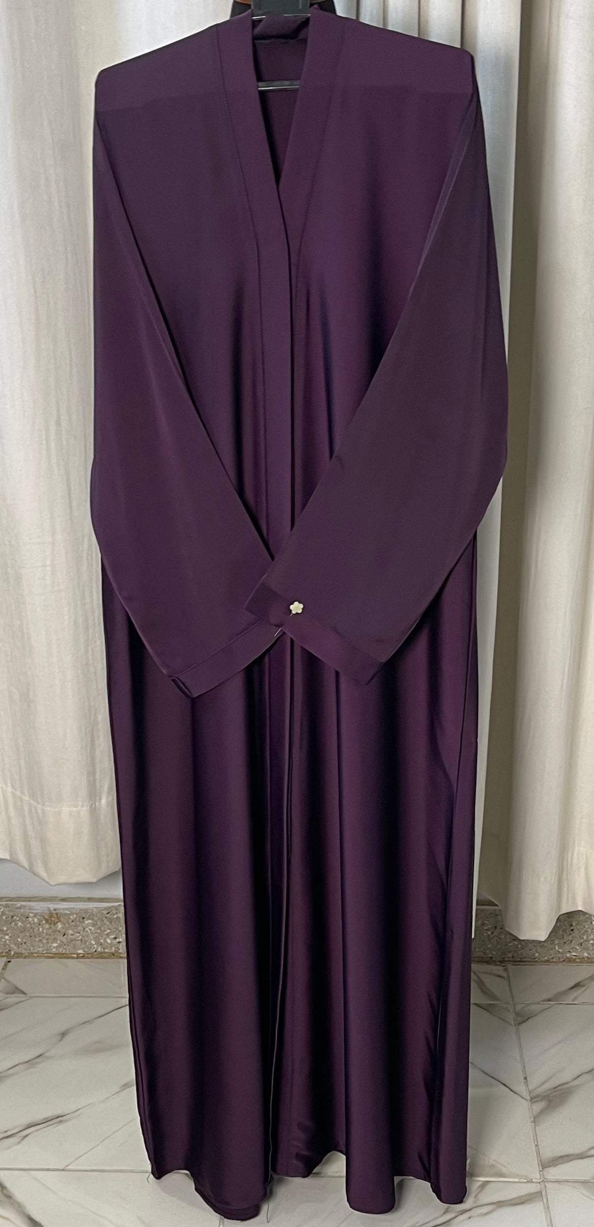 Tiktok Fabric Abaya Set With Contras Hijabs And Free Gifts