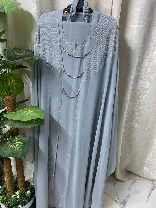 Pari Abaya - Silver