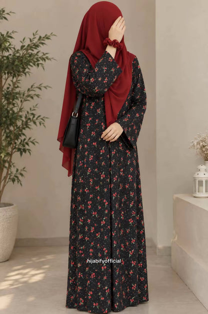 Black with Red