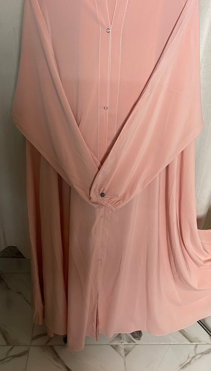 FULL FLAIR GEORGETTE ABAYA SET