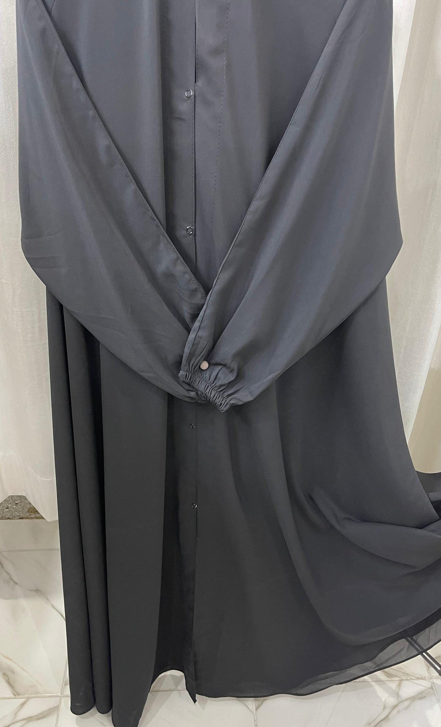FULL FLAIR GEORGETTE ABAYA SET