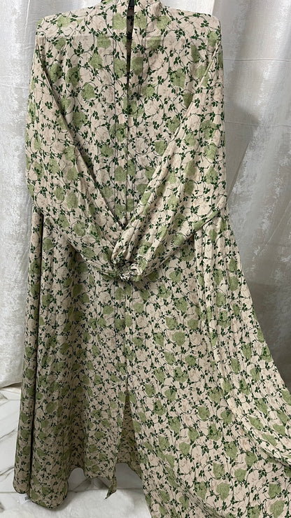 Rabi Ul Awwal Abaya Deal 2 | 3 Printed Long Flair Abaya's