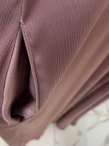 Tiktok Fabric Abaya Set With Pocket