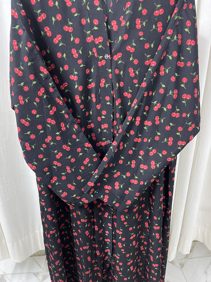 Black with red cherry