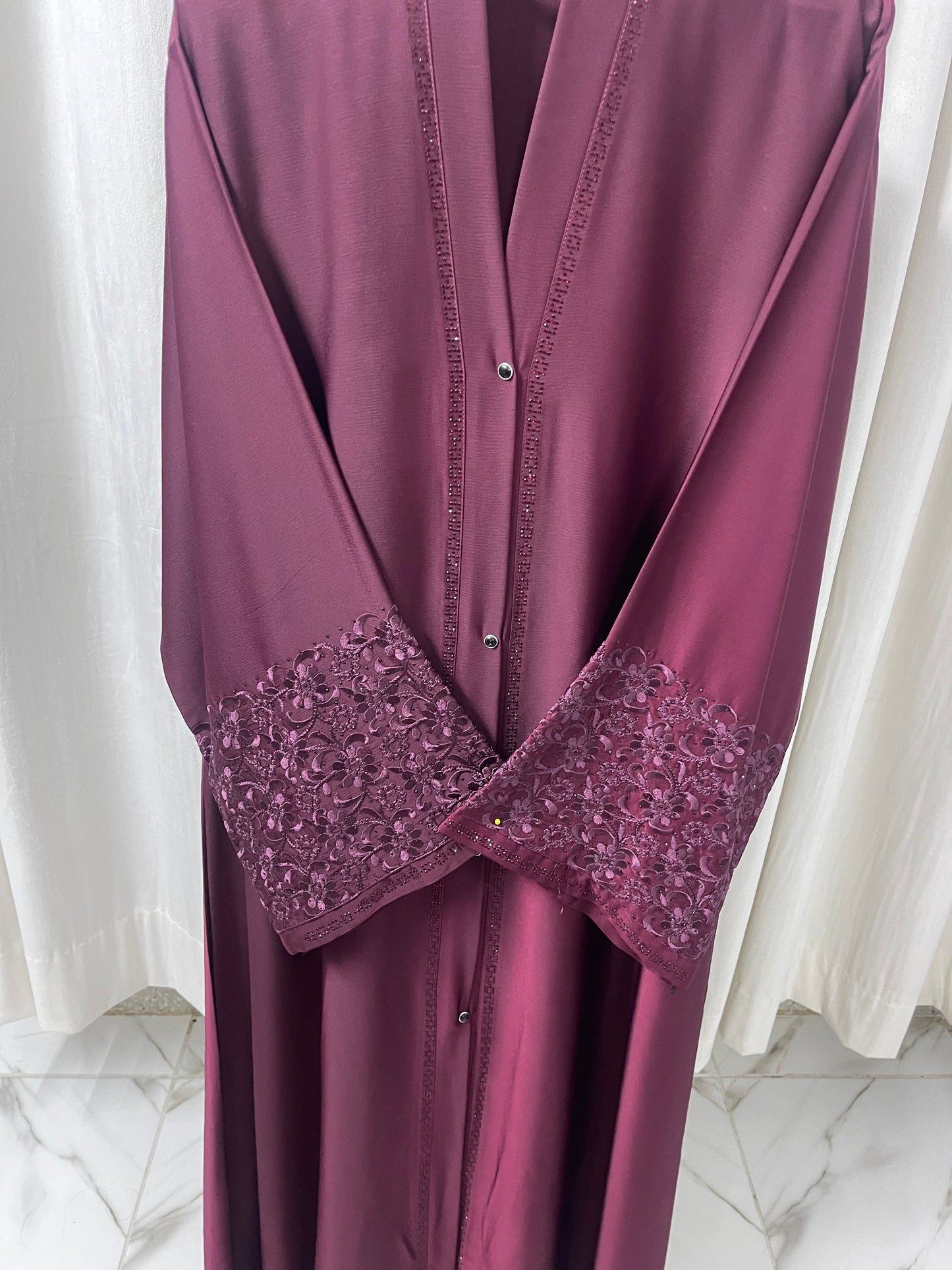 Sleeves Embriodery  Abaya Set Deal