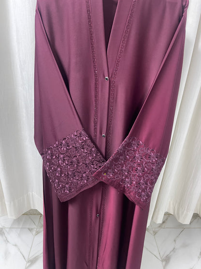 Sleeves Embriodery  Abaya Set Deal