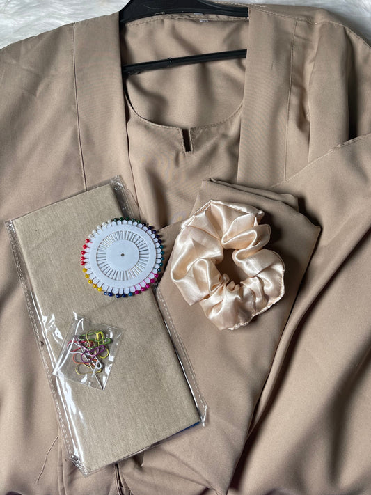 Kaftan Tie Abaya Set