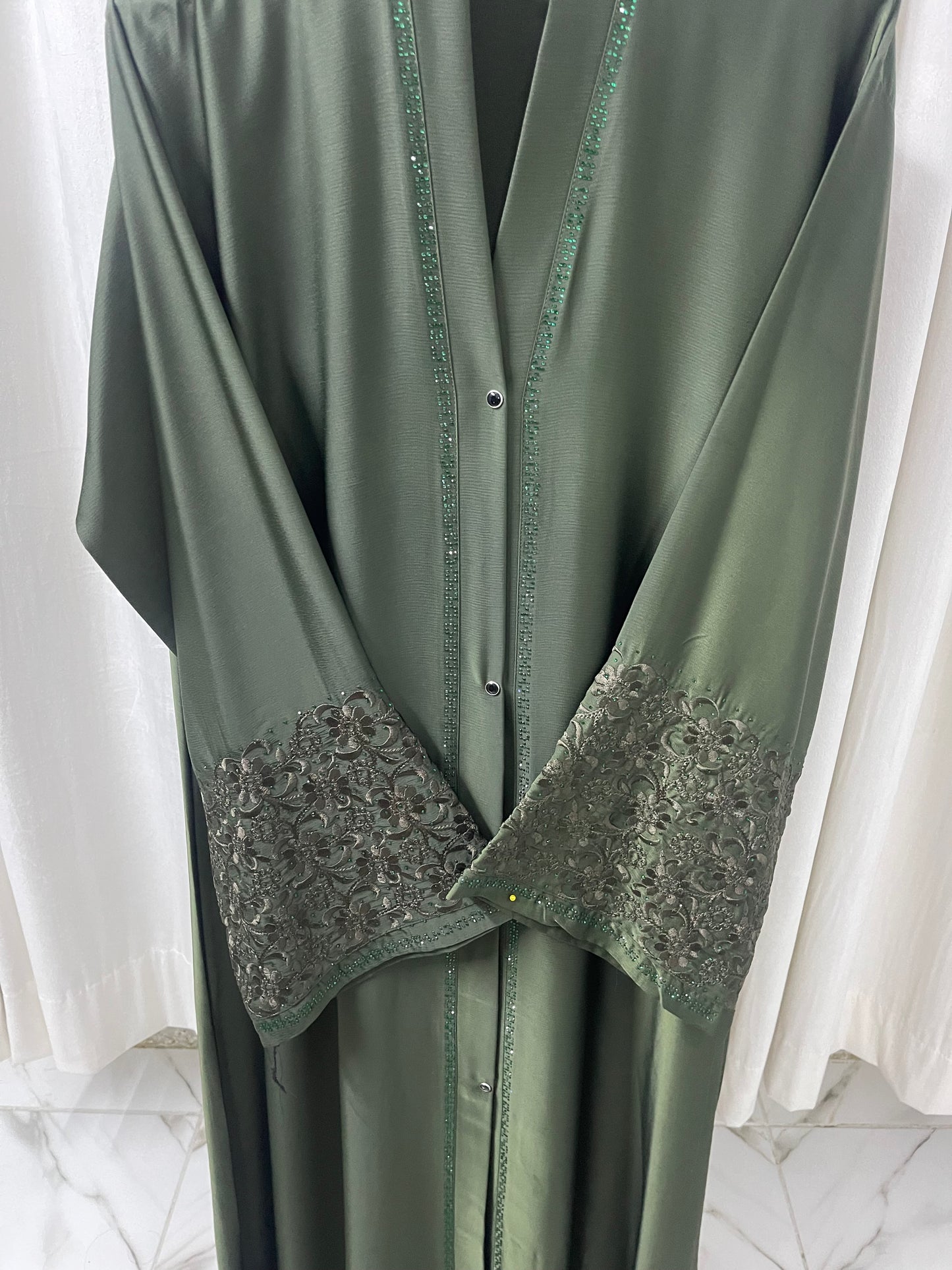 Sleeves Embriodery  Abaya Set Deal