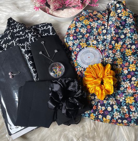 Long Flair Duo Abaya Deal Set ( 1 Abaya Random base)