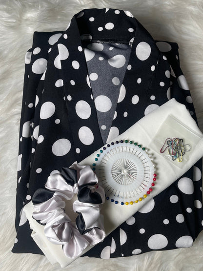 PRINTED ABAYA WITH HIJAB